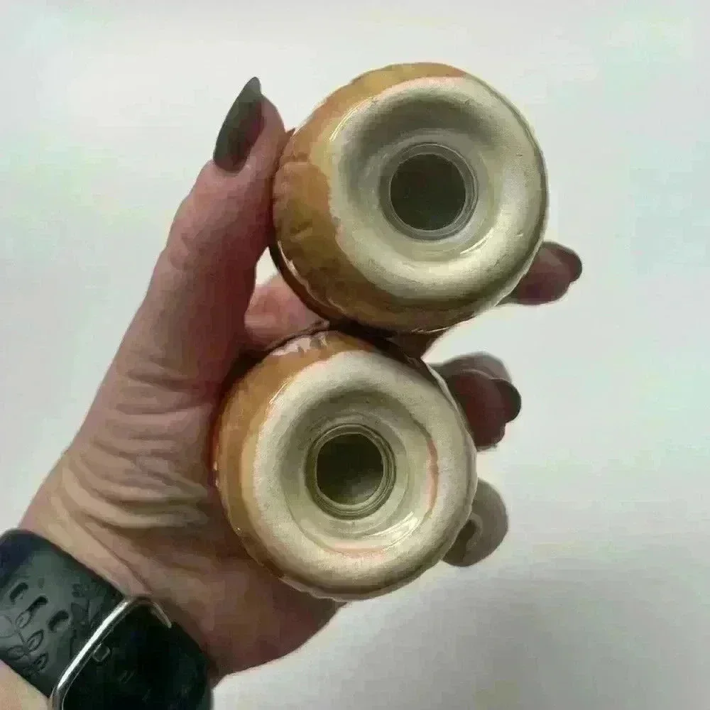 Ceramic Acorn Salt And Pepper Shaker Set Japan Thanksgiving Autumn Fall Decor